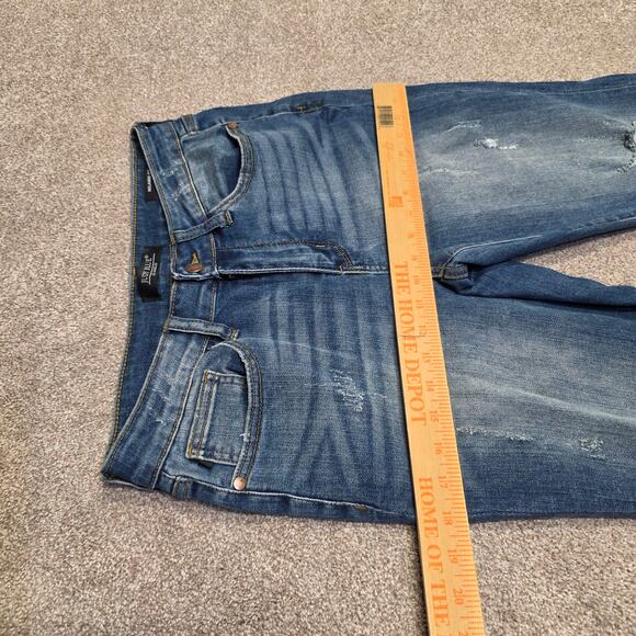 Distressed weekend Boyfriend Judy Blue Relaxed Fit Jeans Ripped Denim sz 30 - Picture 6 of 16